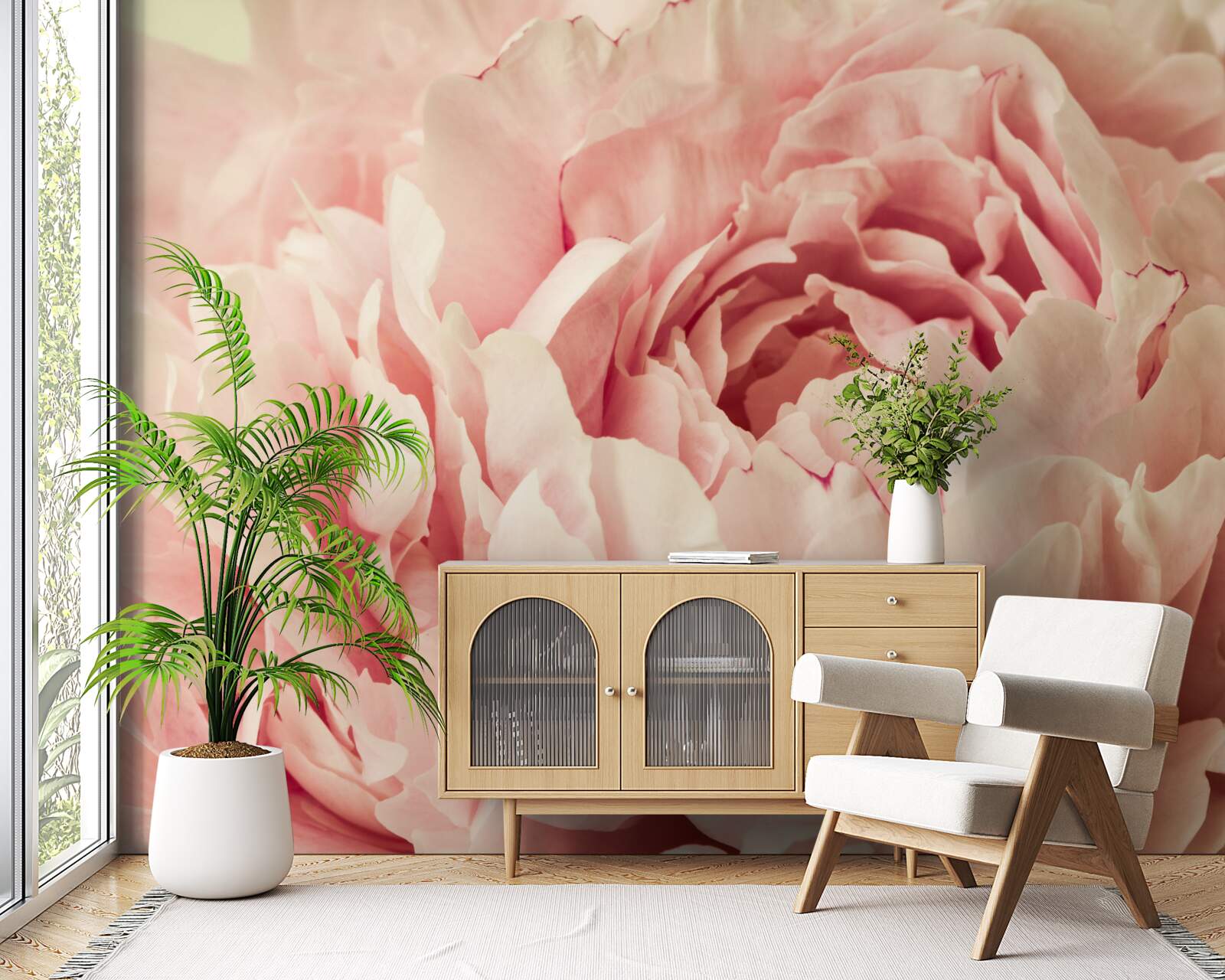 Fototapet granule fine de flori de aster