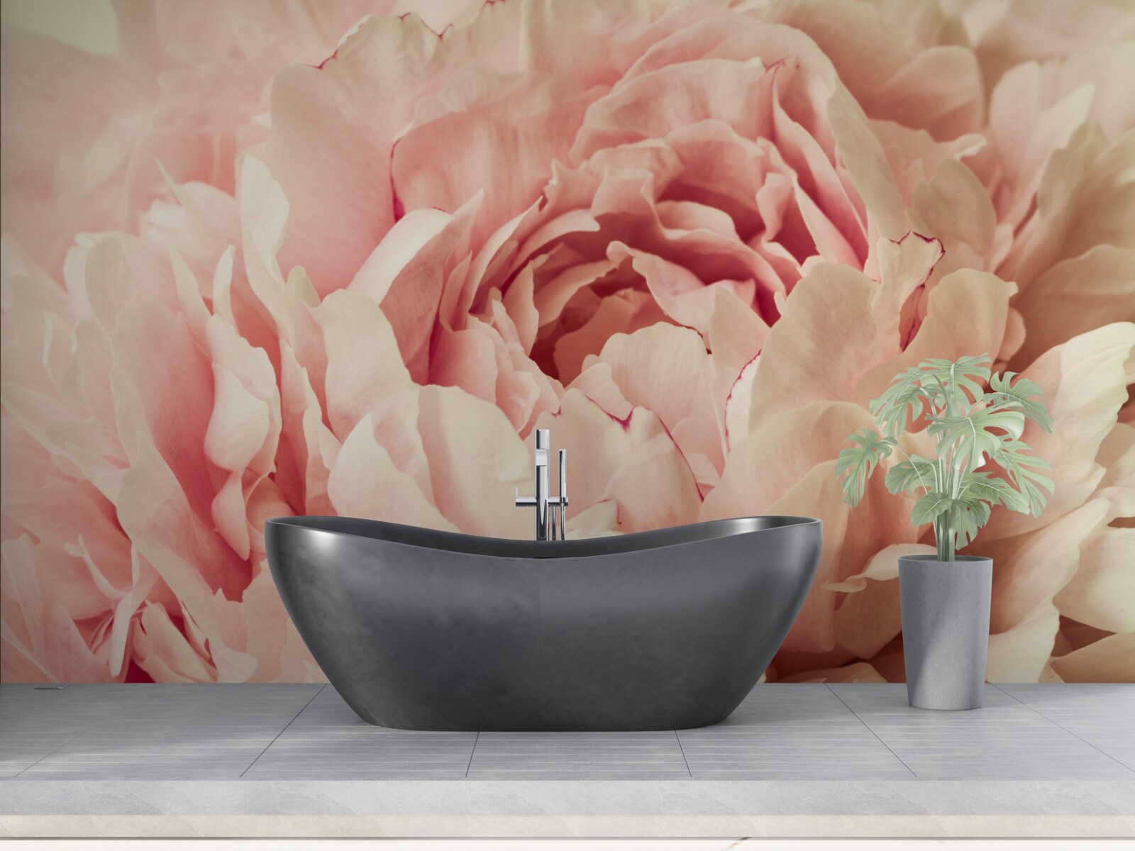 Fototapet granule fine de flori de aster