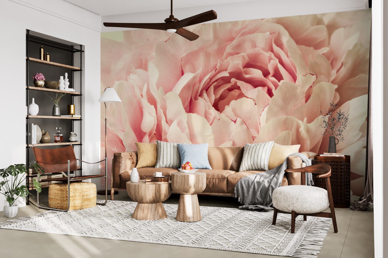 Fototapet granule fine de flori de aster