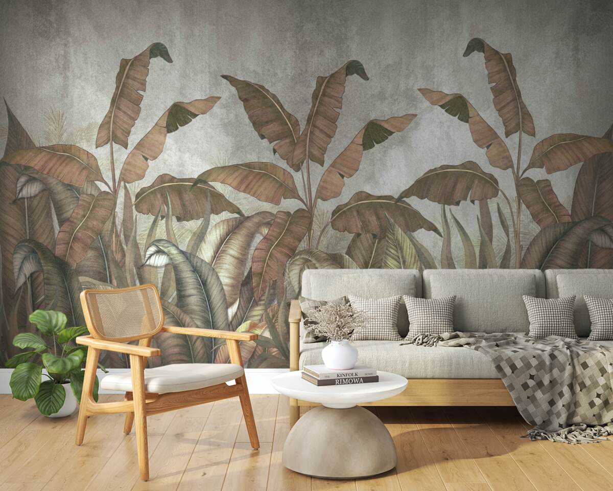 Fototapet frunze de ferigă ofilite