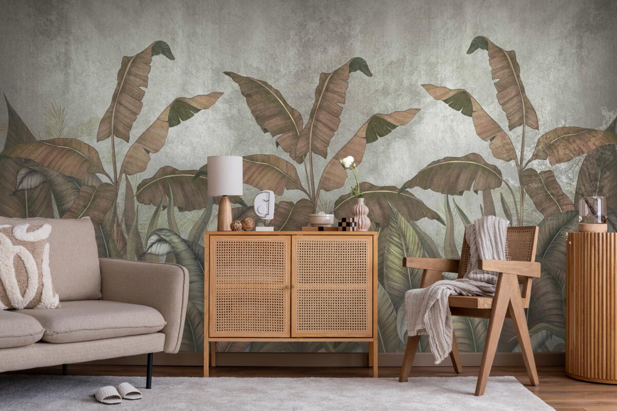 Fototapet frunze de ferigă ofilite