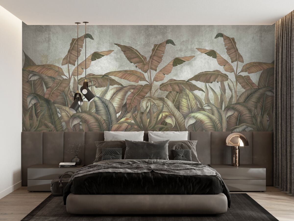 Fototapet frunze de ferigă ofilite