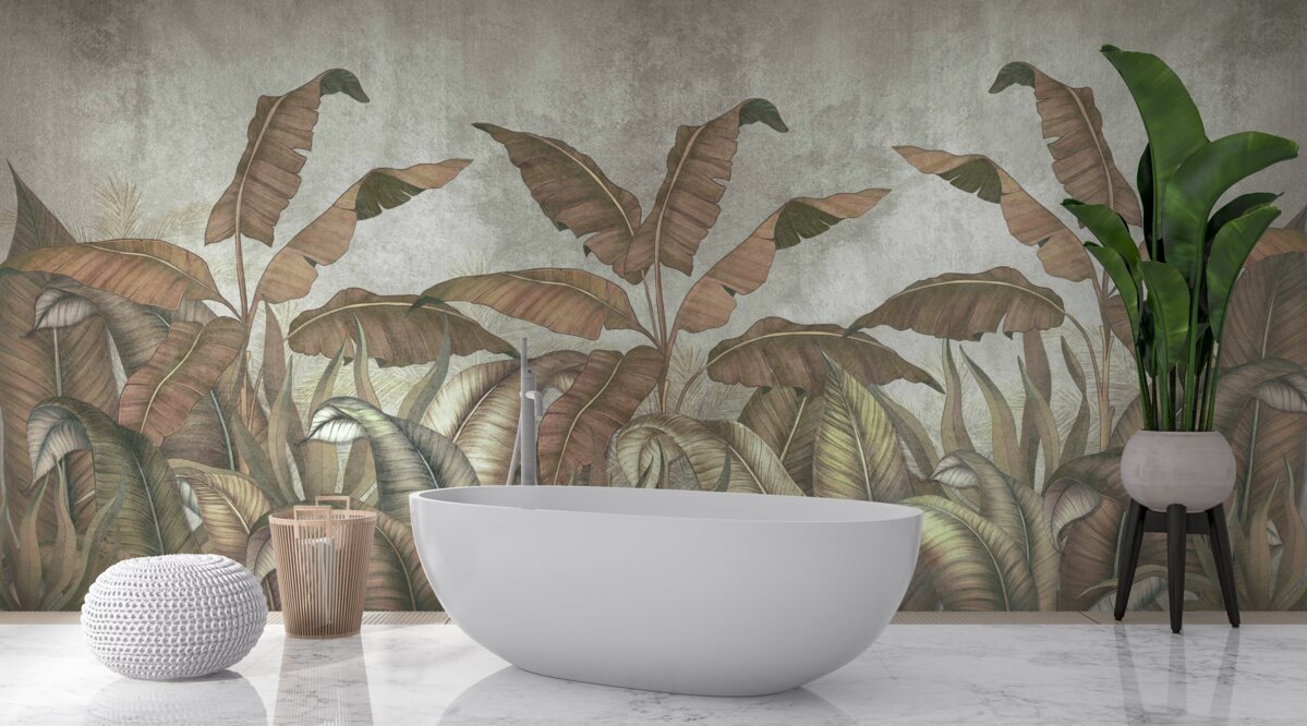 Fototapet frunze de ferigă ofilite