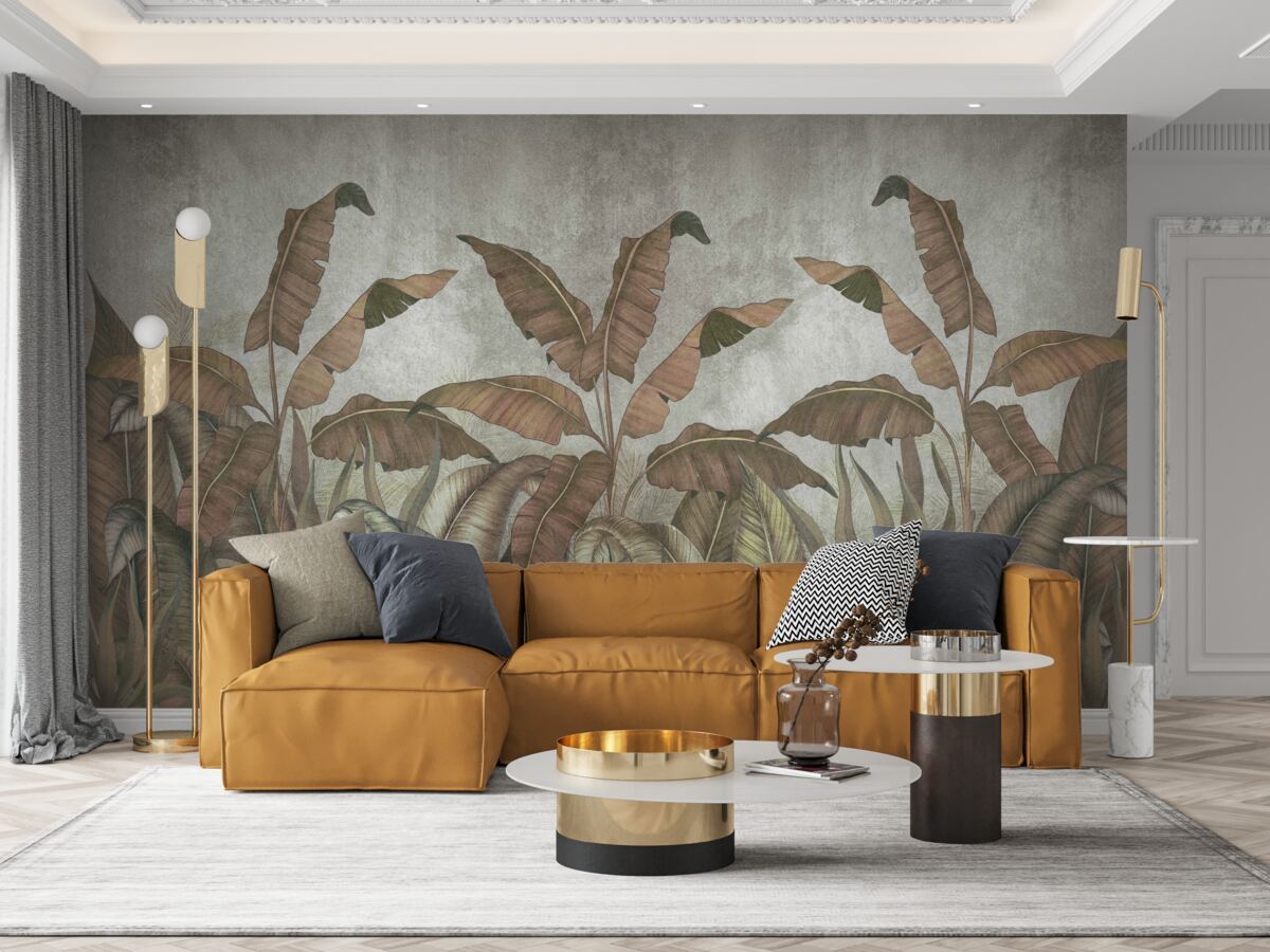 Fototapet frunze de ferigă ofilite