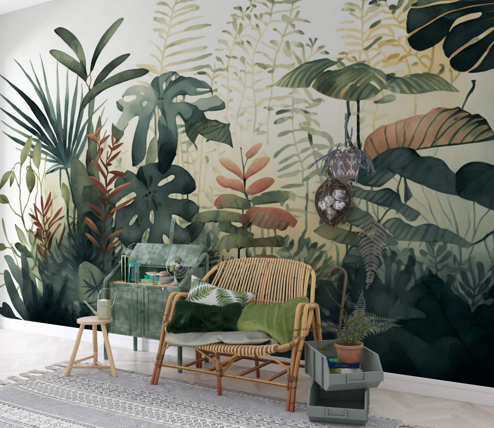 Fototapet noaptea învăluie tropicele