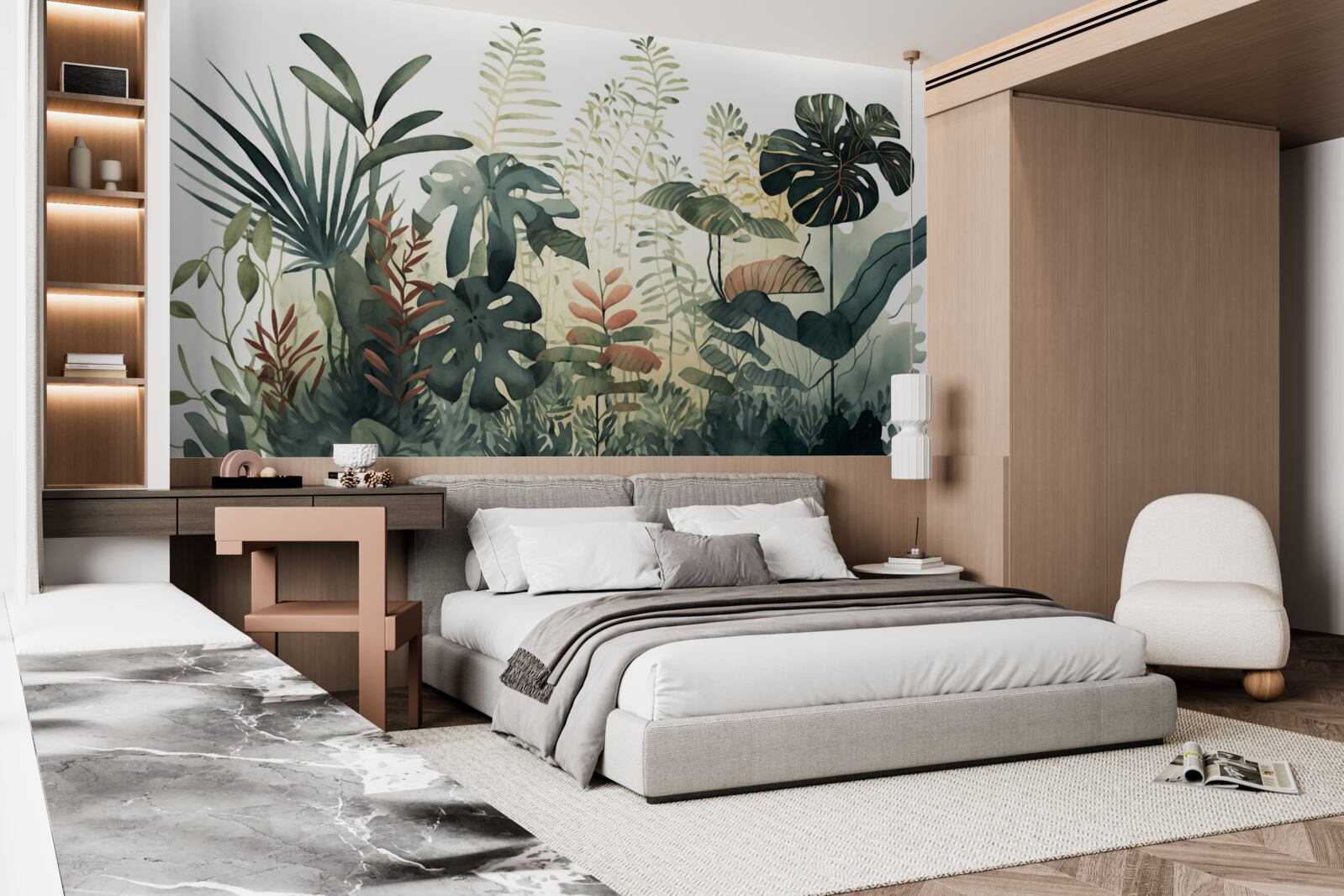 Fototapet noaptea învăluie tropicele