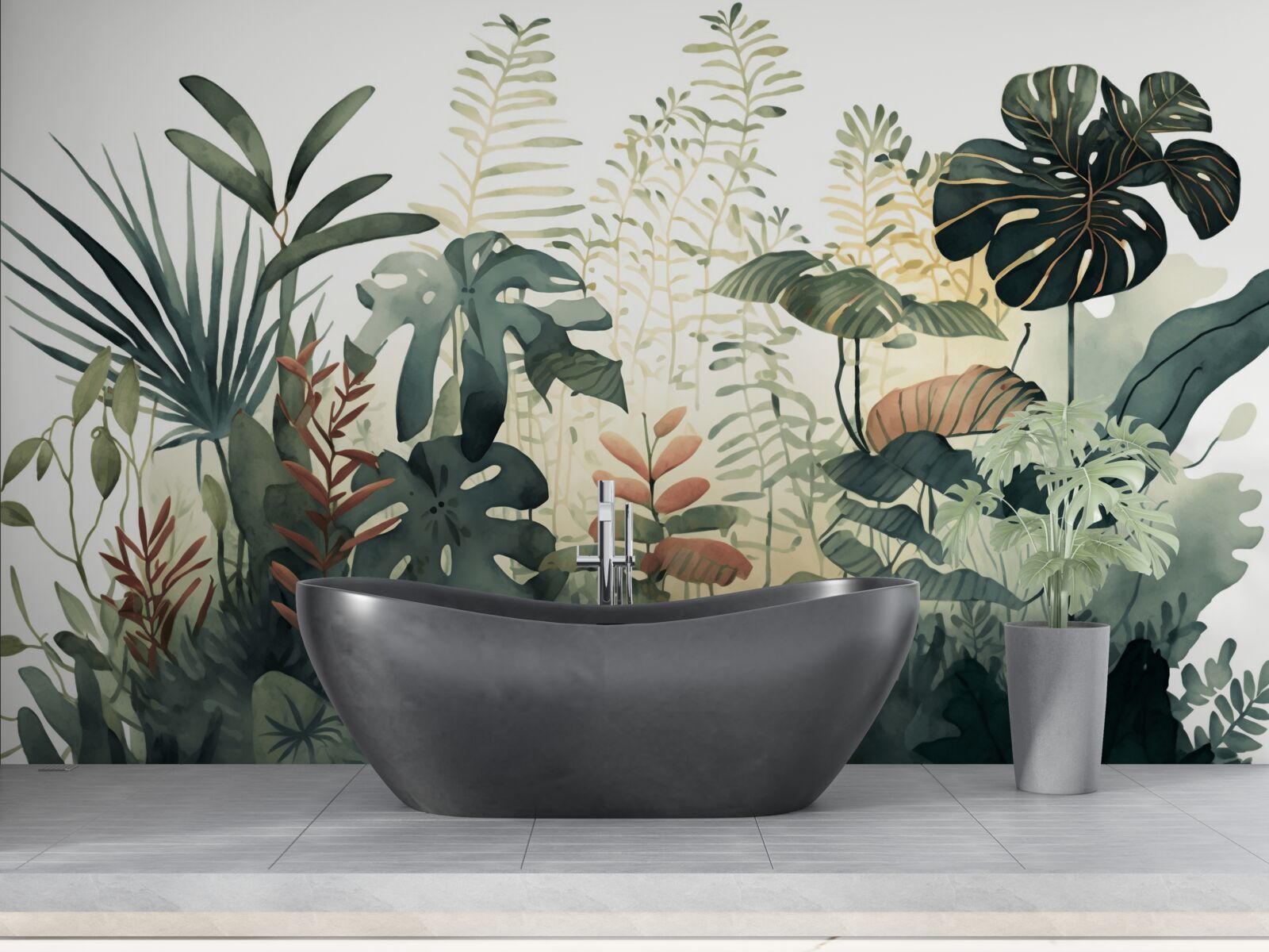 Fototapet noaptea învăluie tropicele