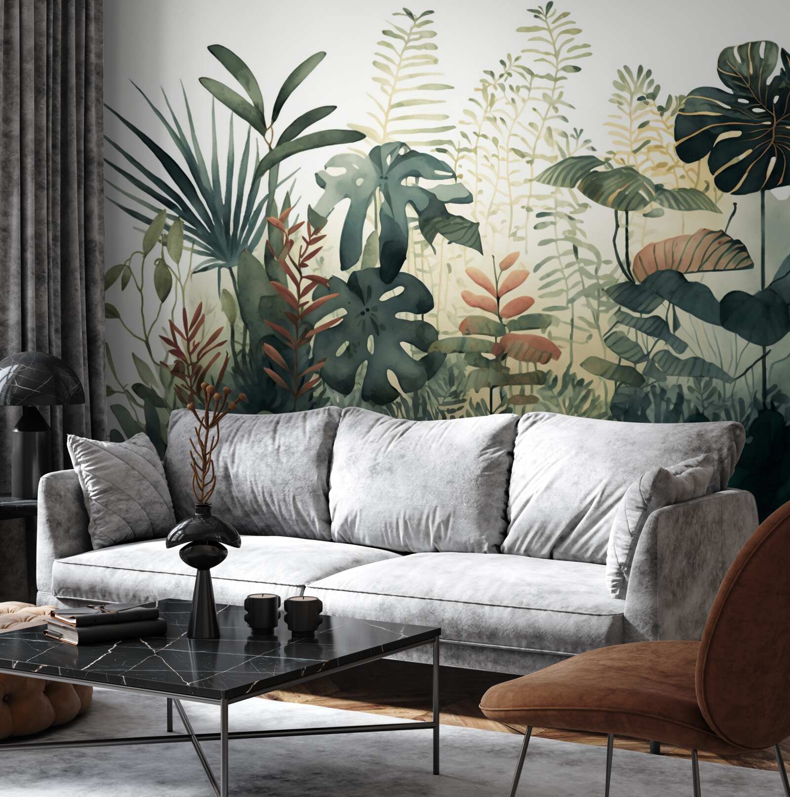 Fototapet noaptea învăluie tropicele