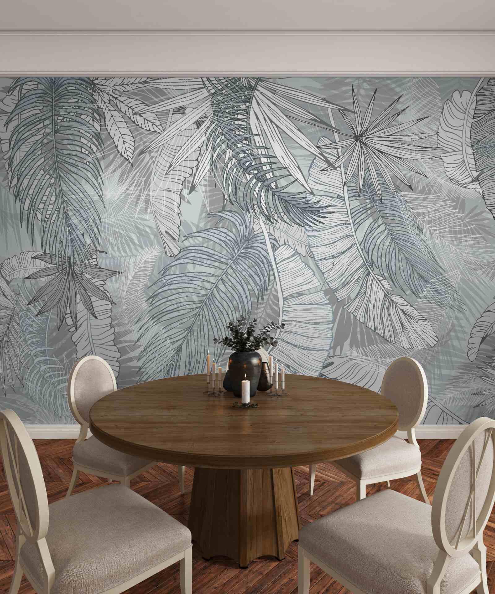 Fototapet frunze de vegetație tropicală