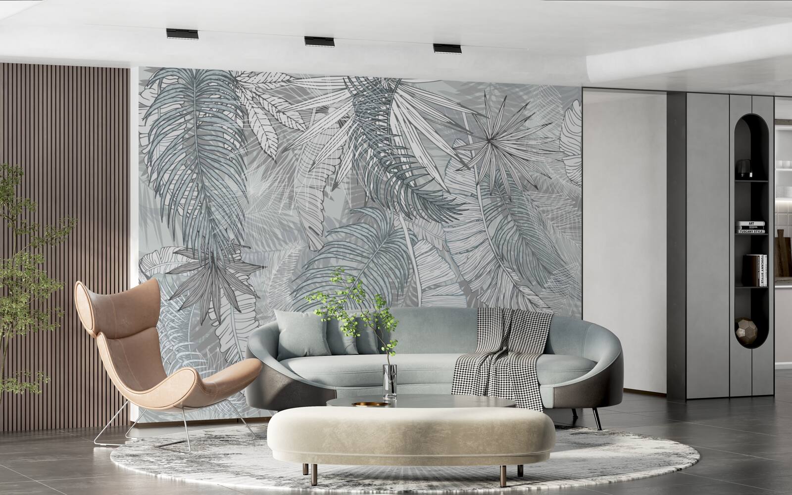 Fototapet frunze de vegetație tropicală