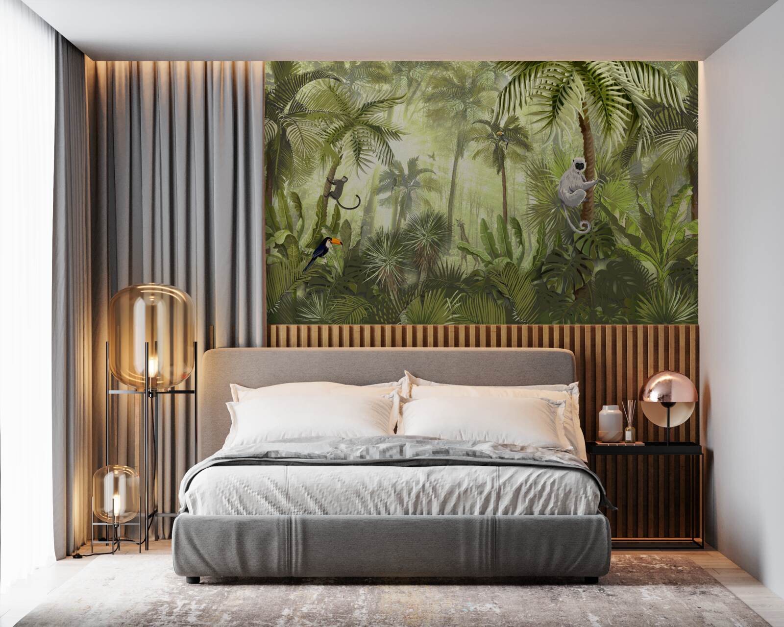 Fototapet ceață matinală în regiunile tropicale