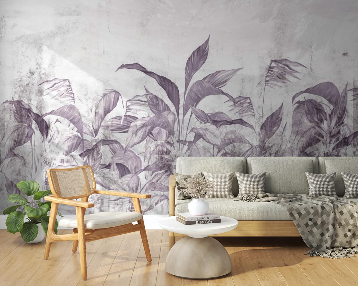 Fototapet flora și vegetația tropicală în timpul ploilor abundente