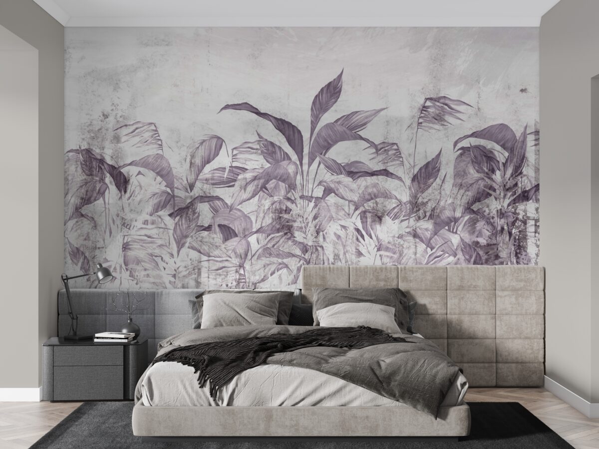 Fototapet flora și vegetația tropicală în timpul ploilor abundente