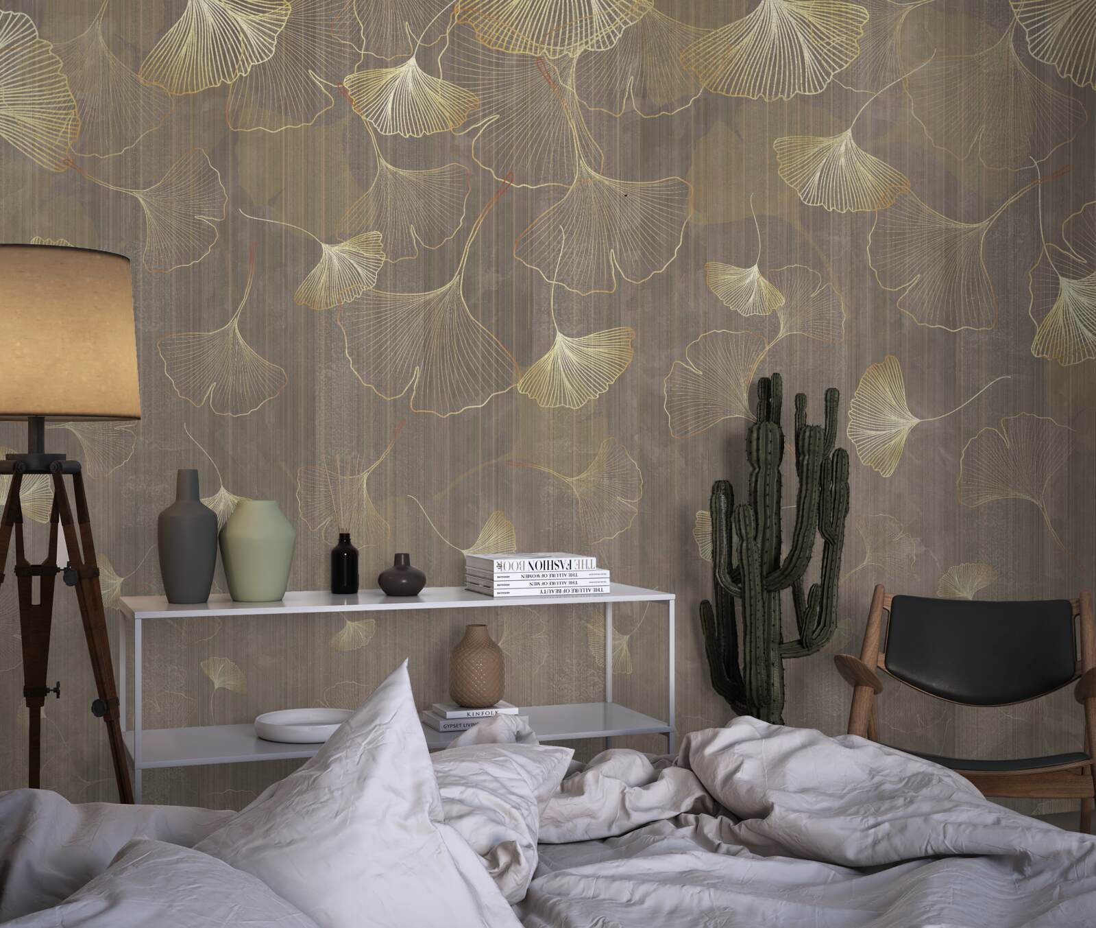 Fototapet petale de flori care cad din cer