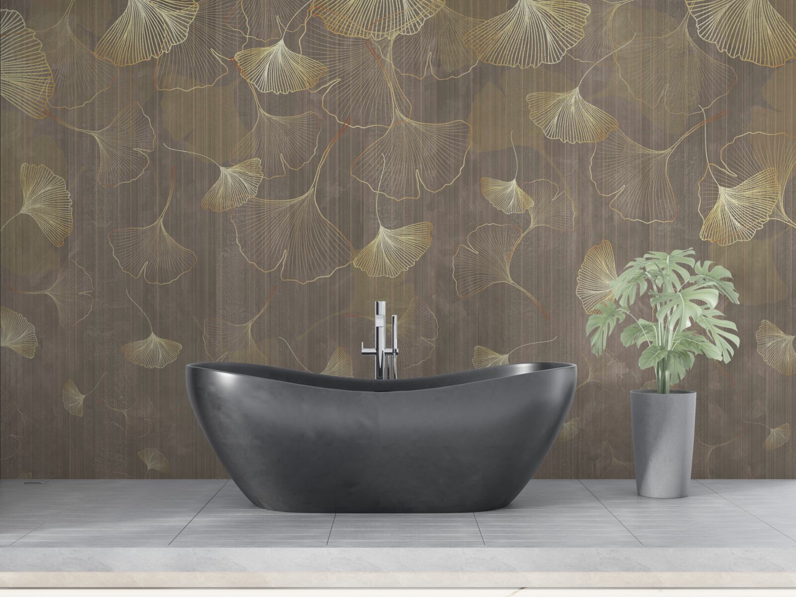 Fototapet petale de flori care cad din cer