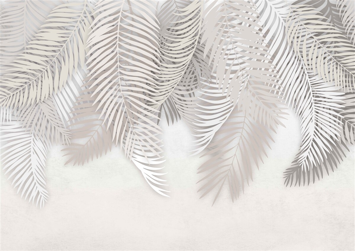 Fototapet frunze de palmier agățate