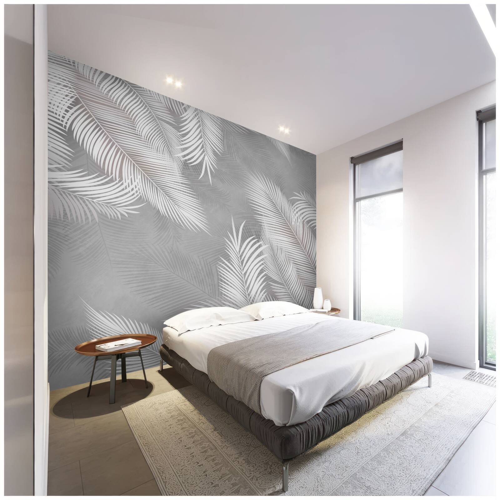 Fototapet frunzele strălucitoare arată ca penele