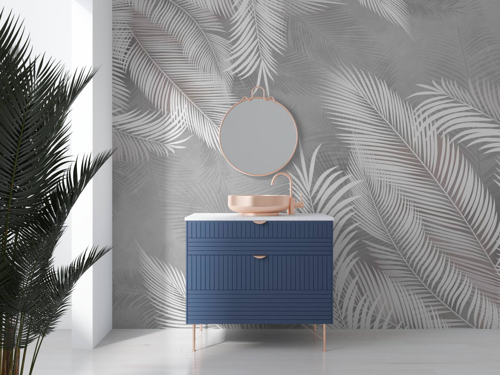 Fototapet frunzele strălucitoare arată ca penele