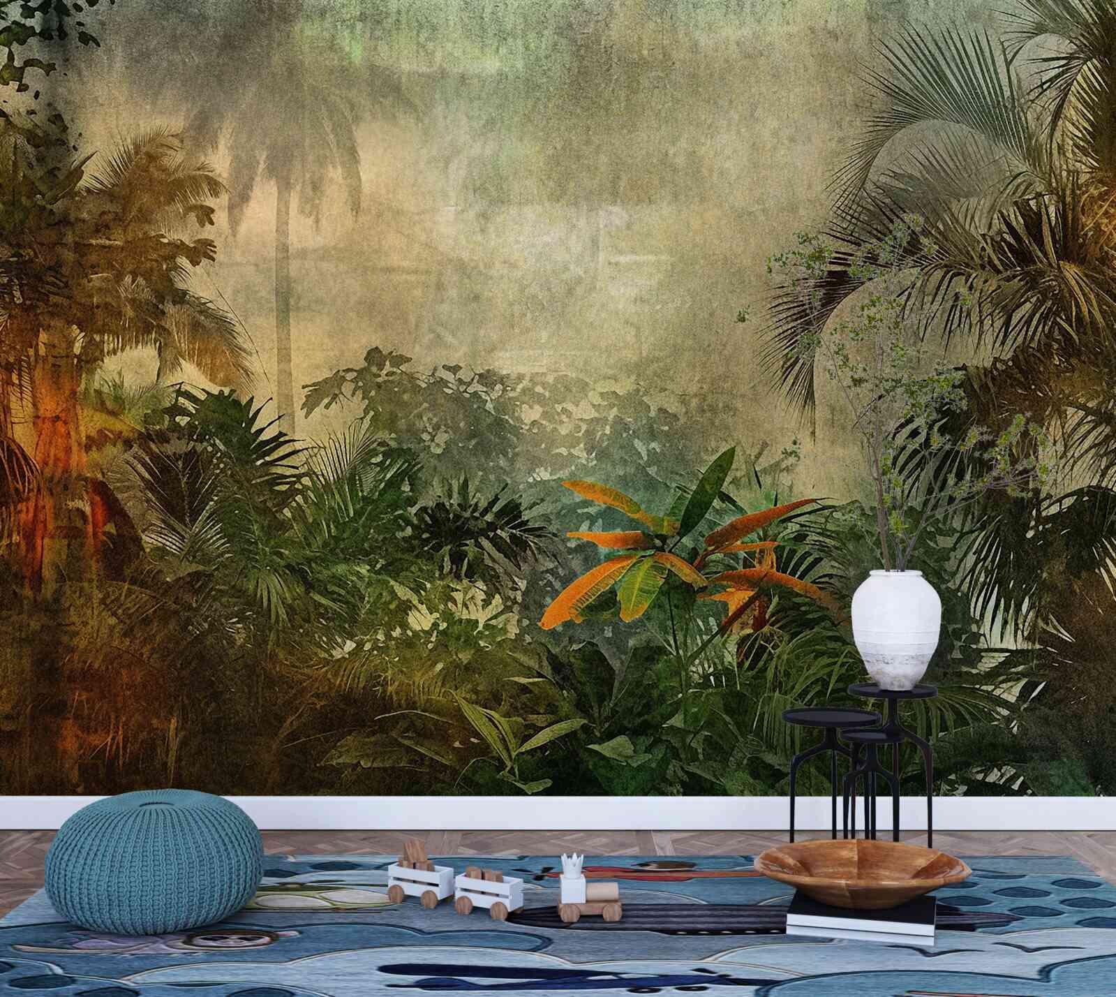 Fototapet flora luxuriantă din pădurile tropicale