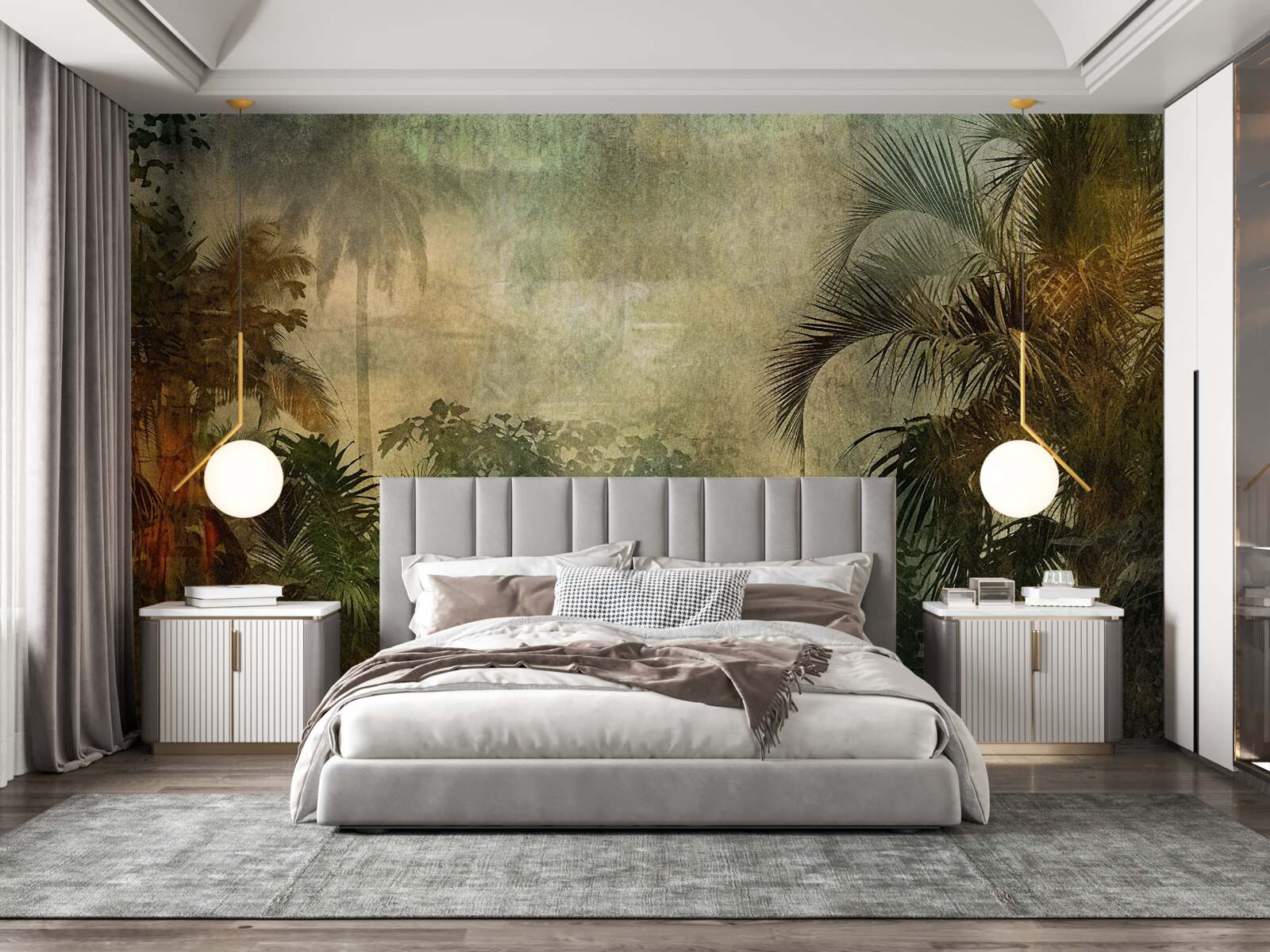 Fototapet flora luxuriantă din pădurile tropicale