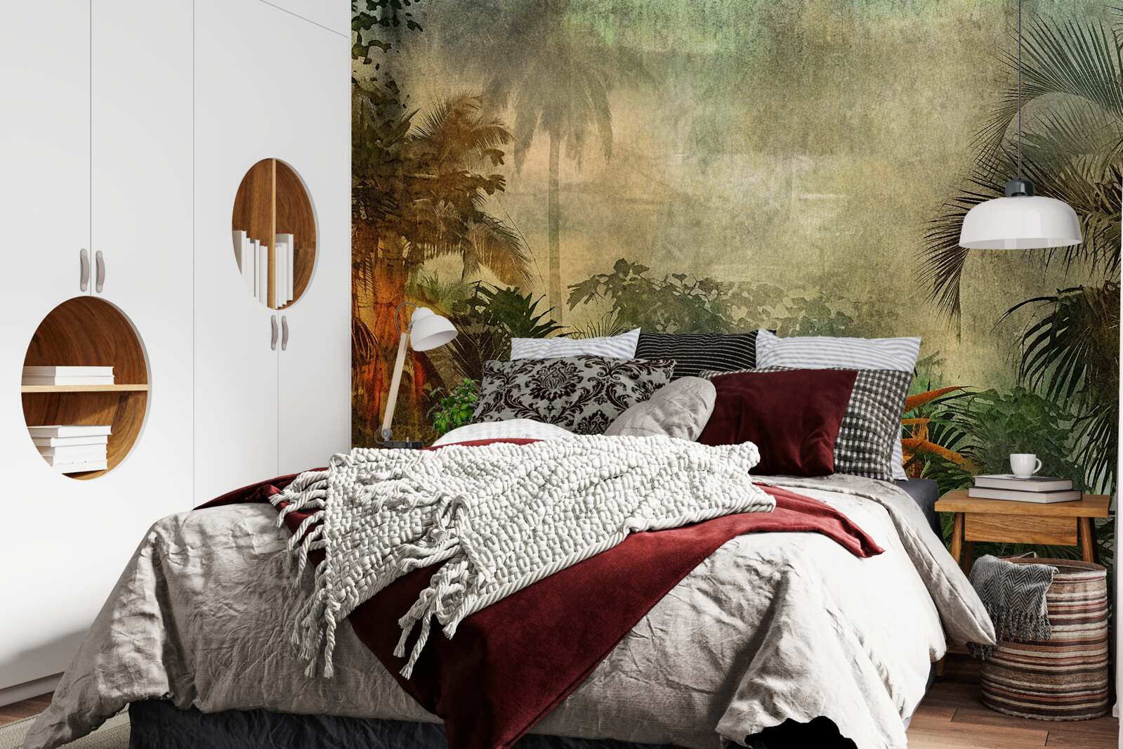 Fototapet flora luxuriantă din pădurile tropicale