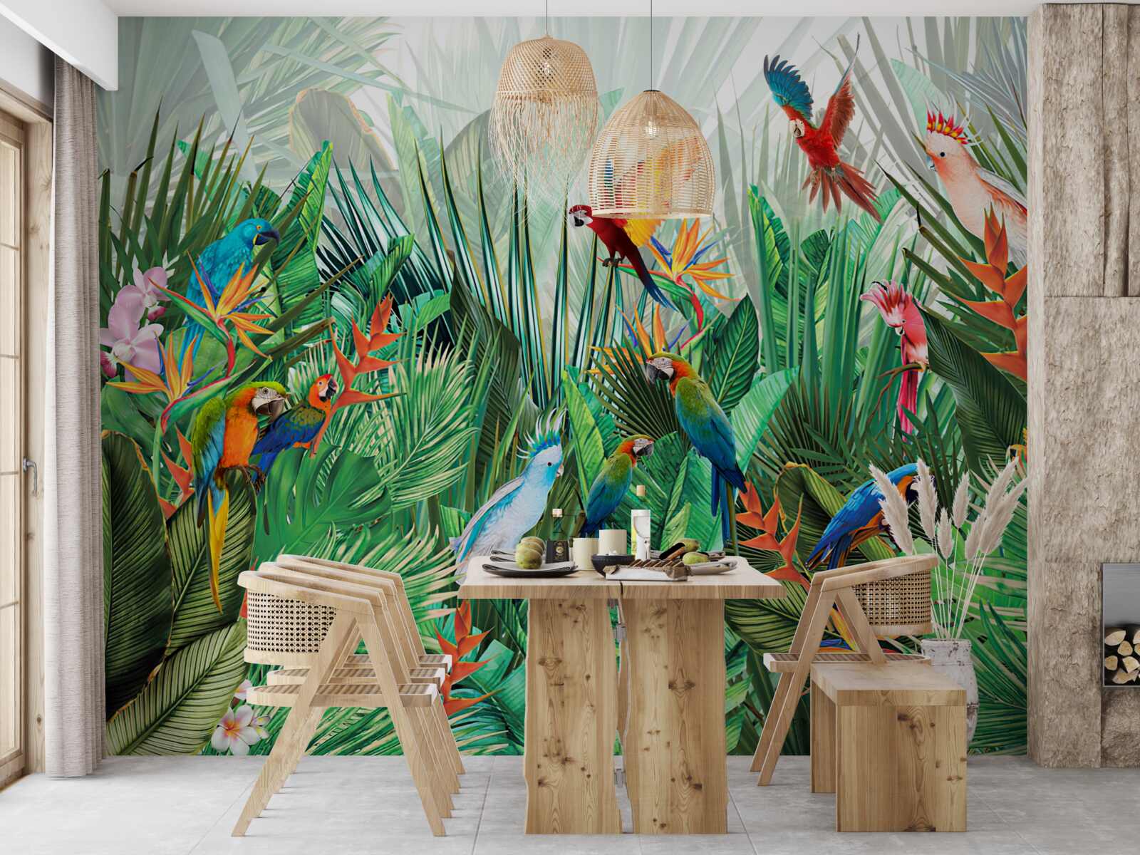 Fototapet locuitorii junglei