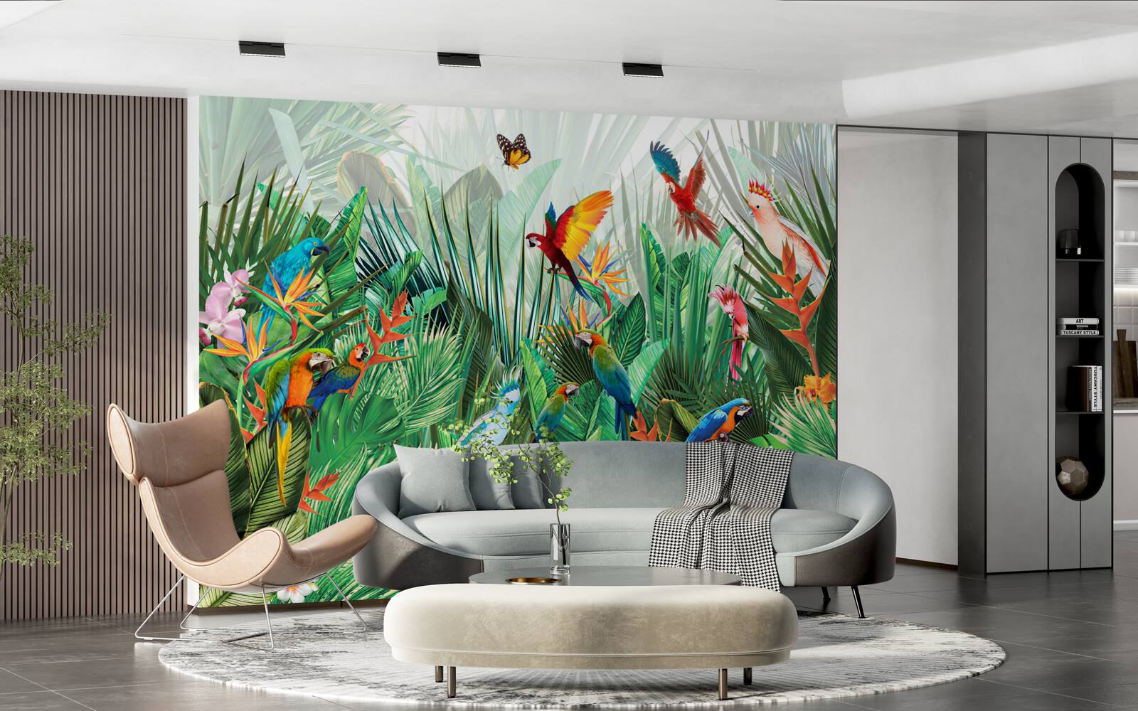 Fototapet locuitorii junglei