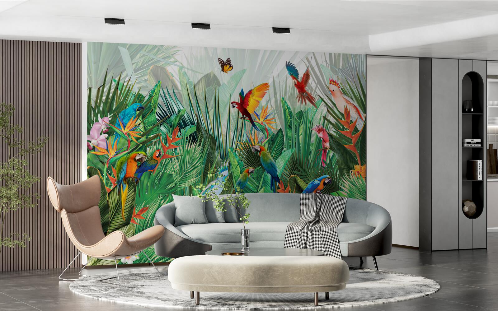 Fototapet locuitorii junglei