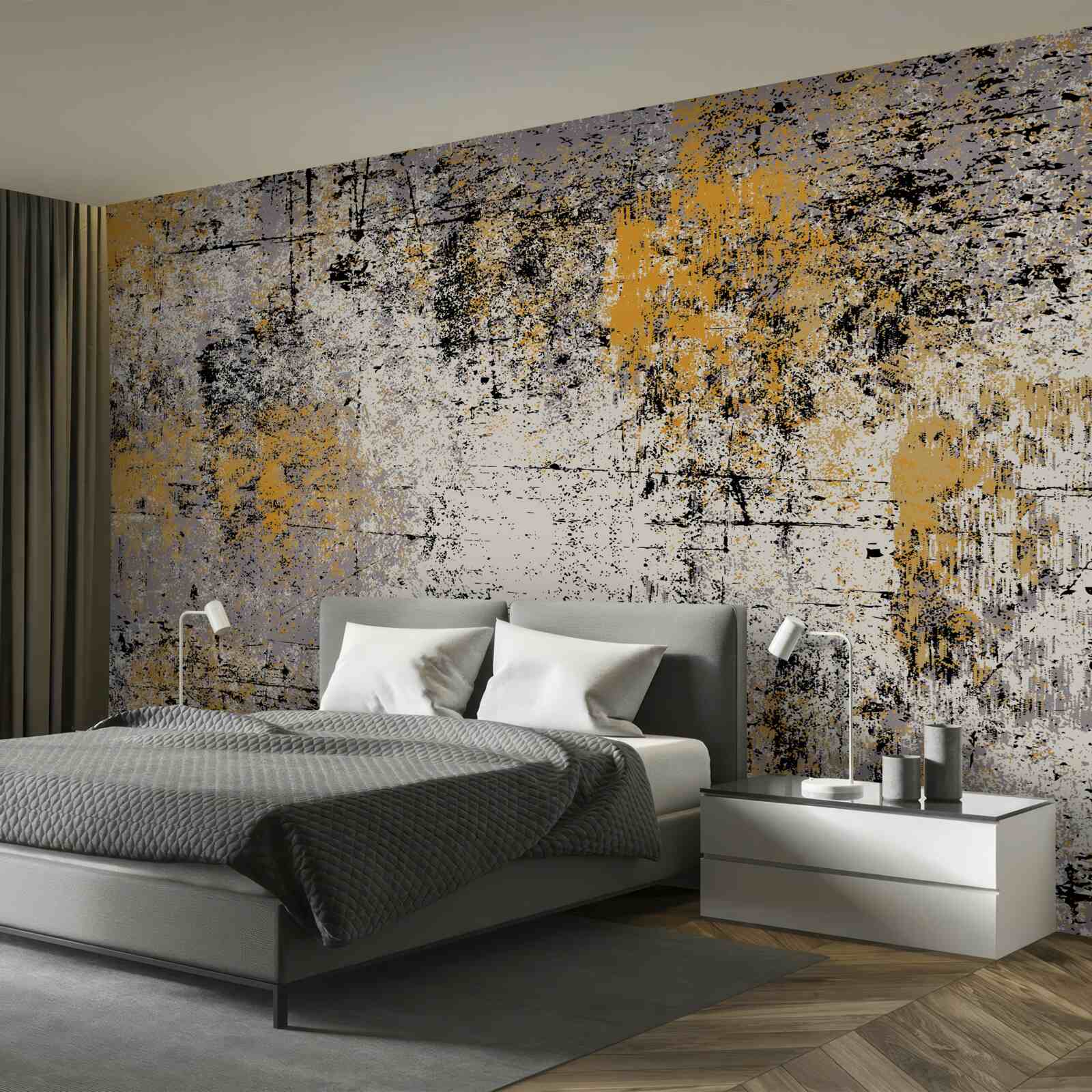 Fototapet abstracție pe un țărm calm de toamnă