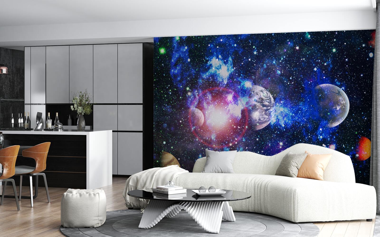 Fototapet un univers spațios și misterios