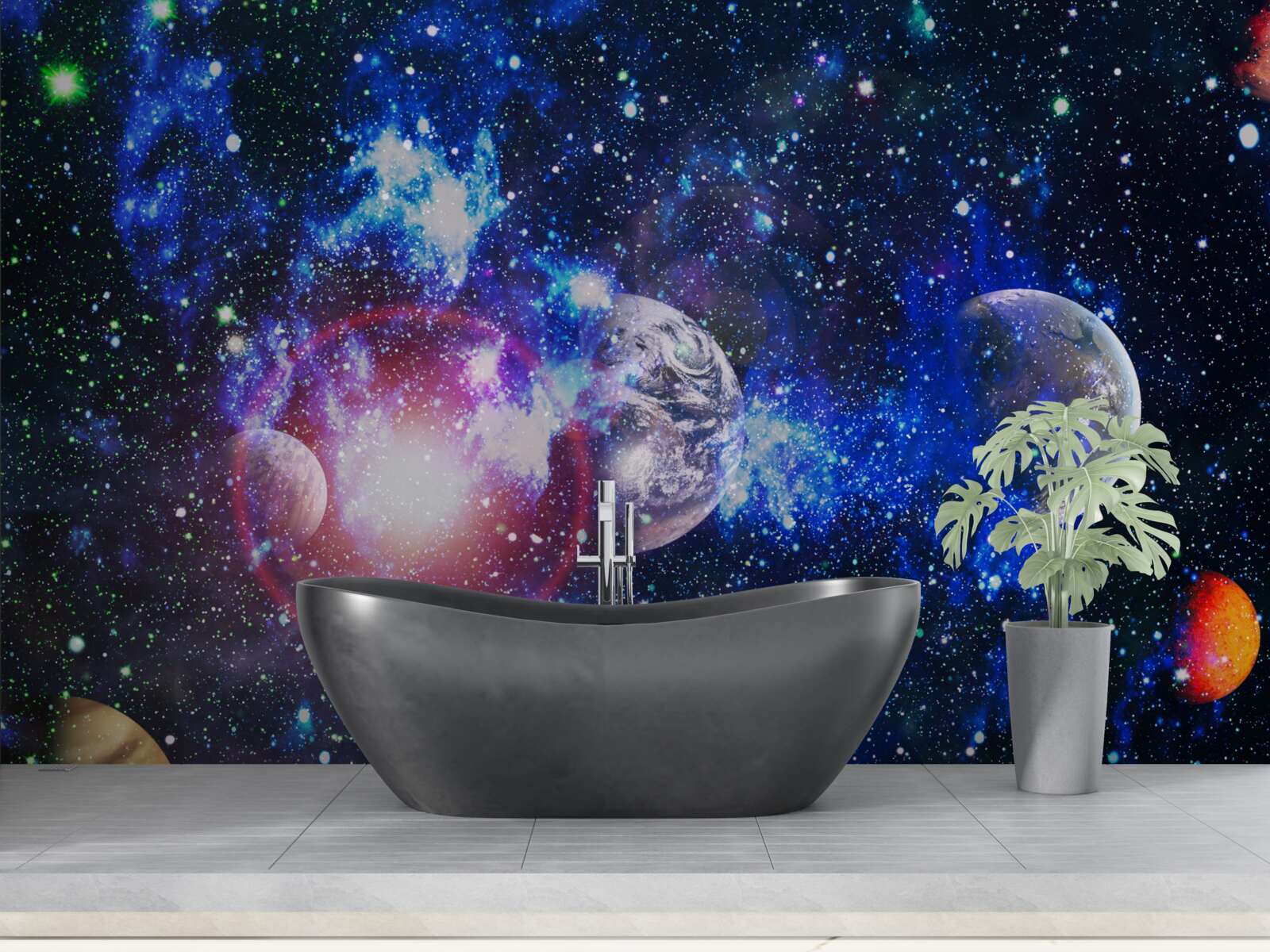 Fototapet un univers spațios și misterios