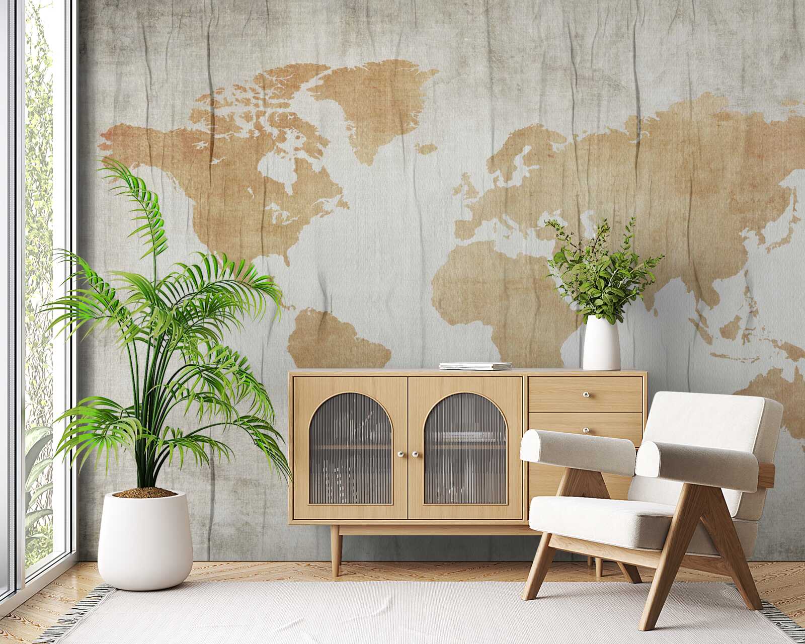 Fototapet profiluri de țară în atlasul geografic al pământului