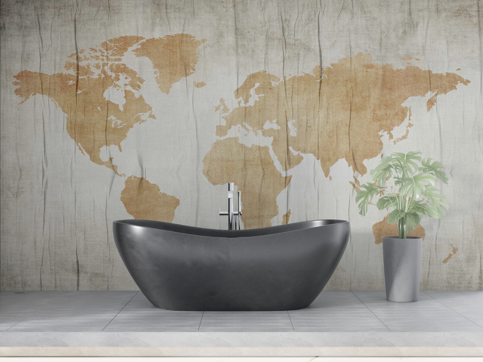 Fototapet profiluri de țară în atlasul geografic al pământului