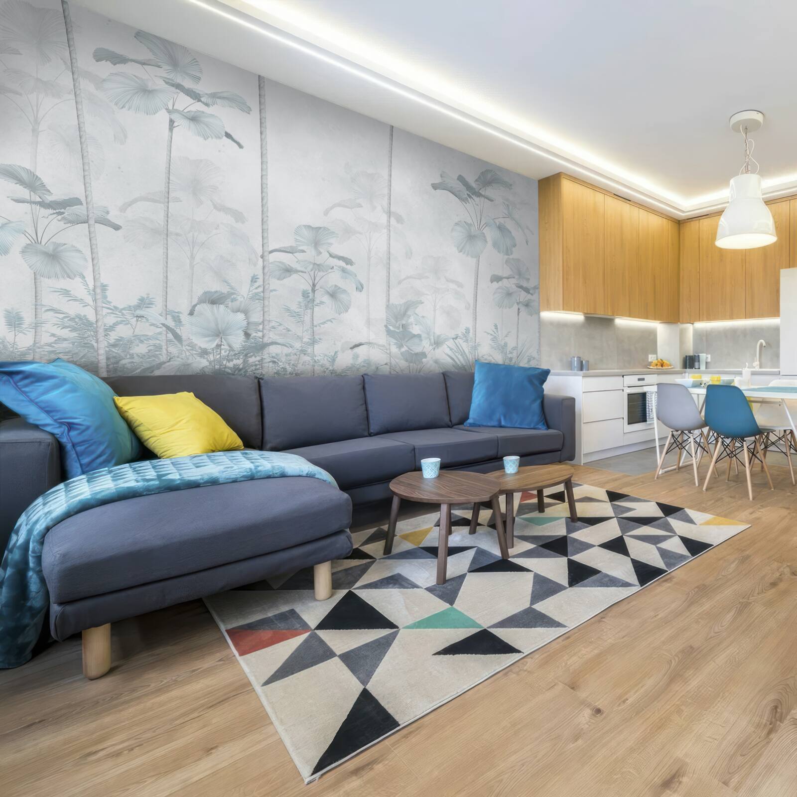 Fototapet ceață densă în regiunea tropicală