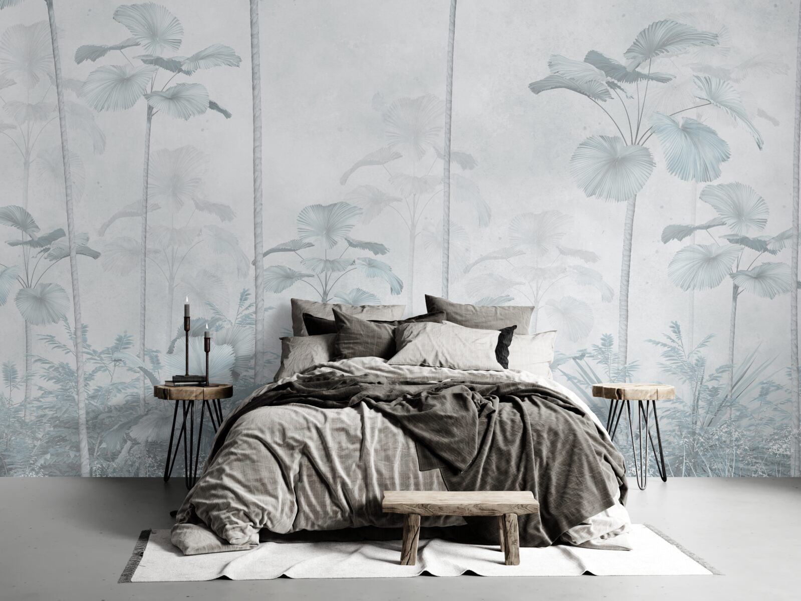 Fototapet ceață densă în regiunea tropicală