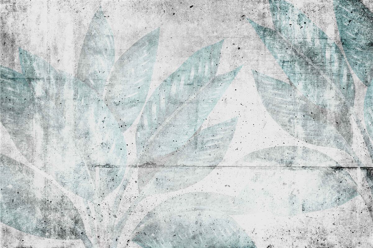 Fototapet printuri de frunze mari de toamnă