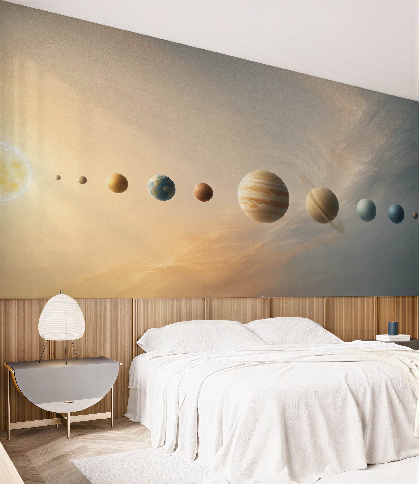 Fototapeta kolejność rotacji planet wokół naszej galaktyki
