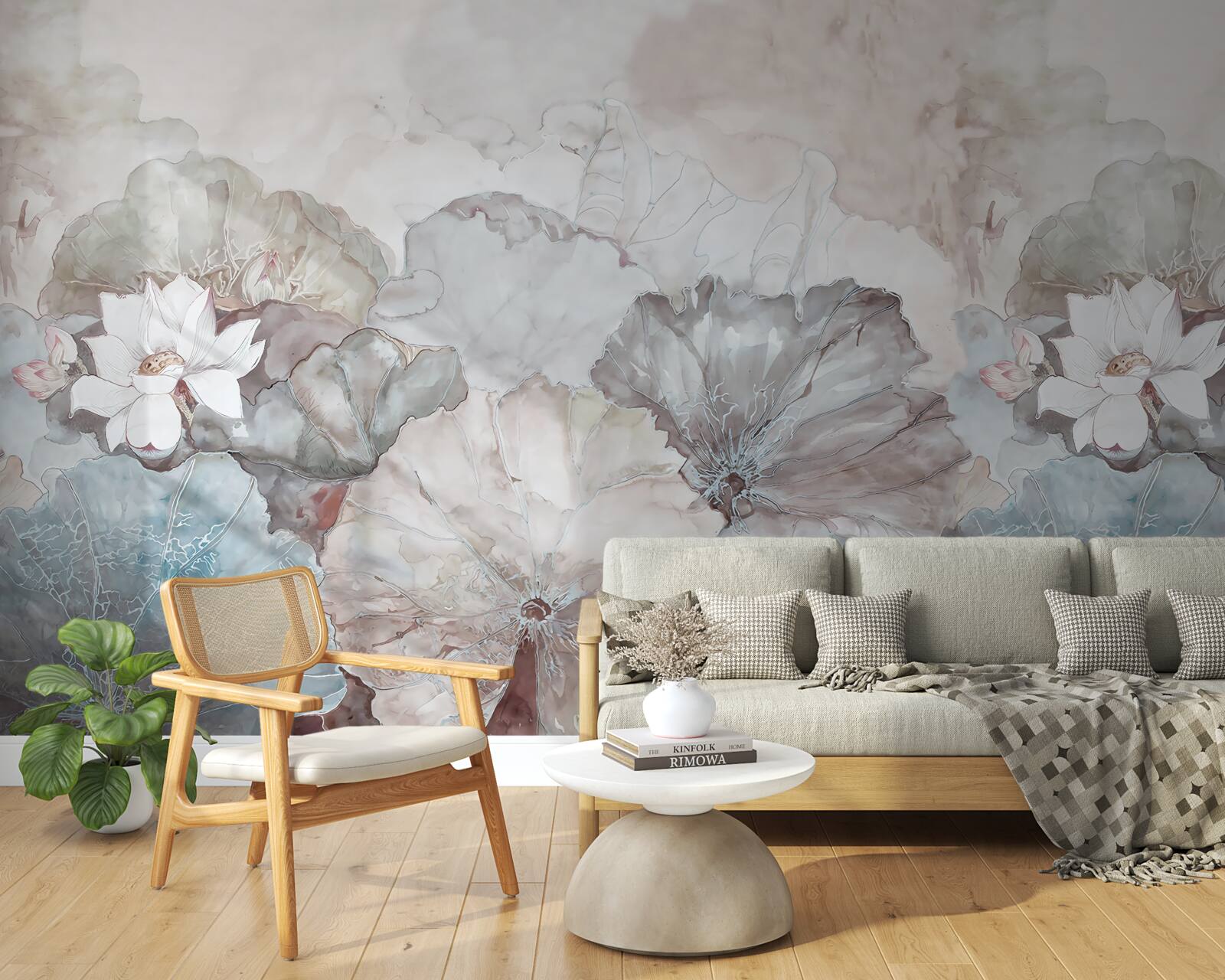 Fototapet frunze la tropice în ploaie