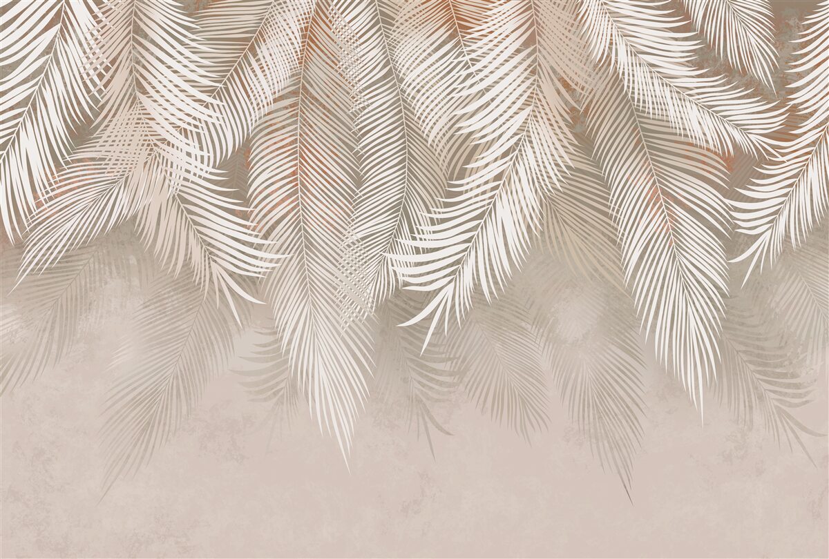 Fototapet frunze de palmier de la tropice