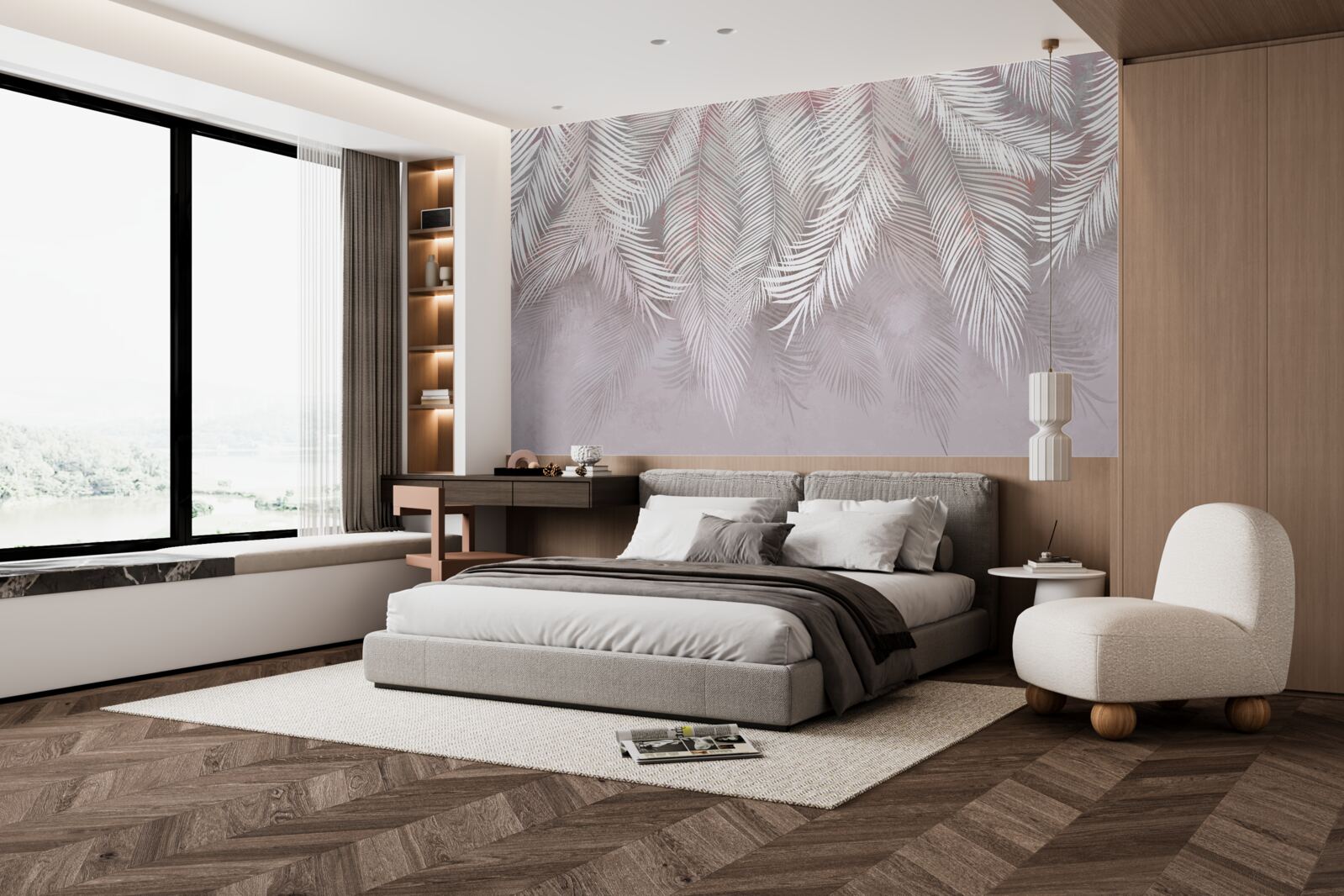 Fototapet pene mari de lumină aspiră la umiditate