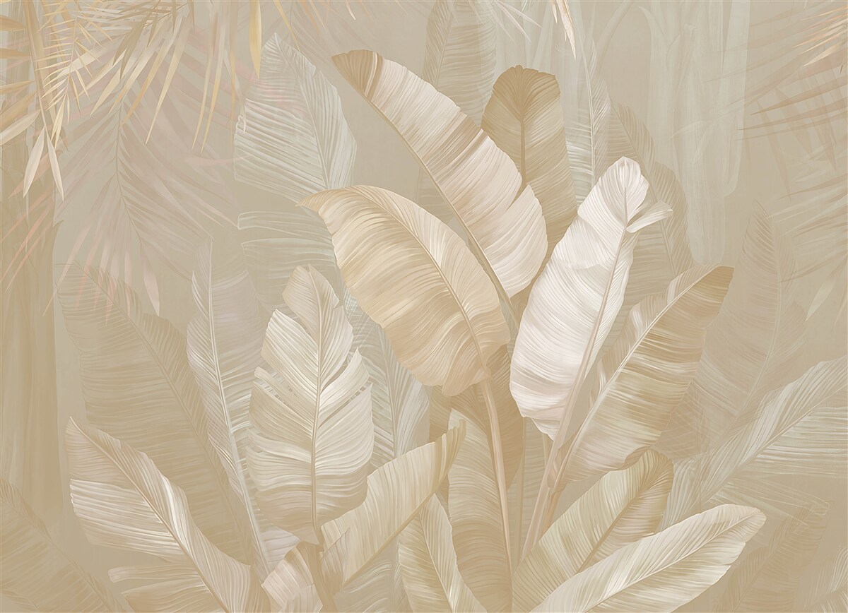 Fototapet diversitatea frunzișului tropical