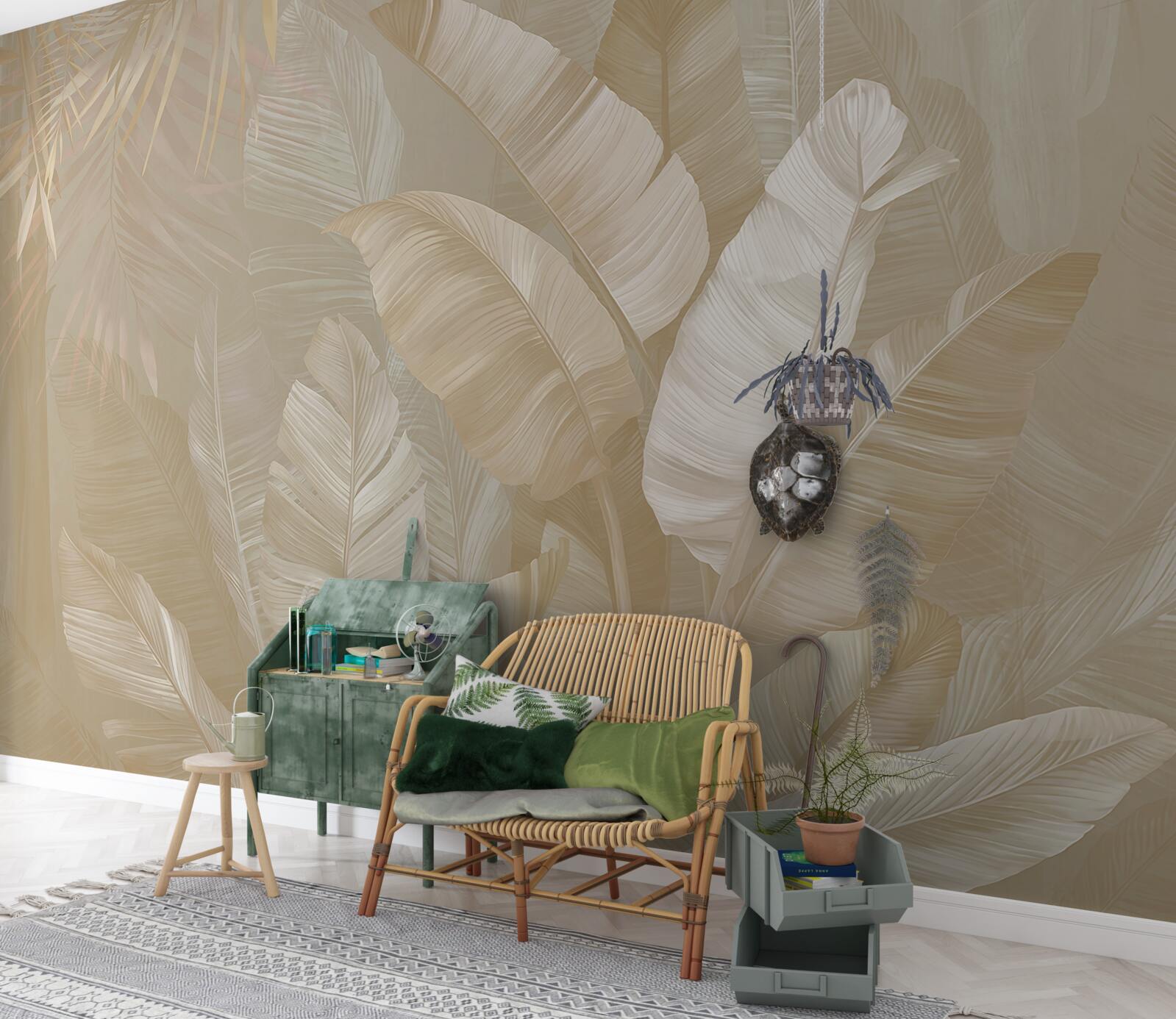 Fototapet diversitatea frunzișului tropical