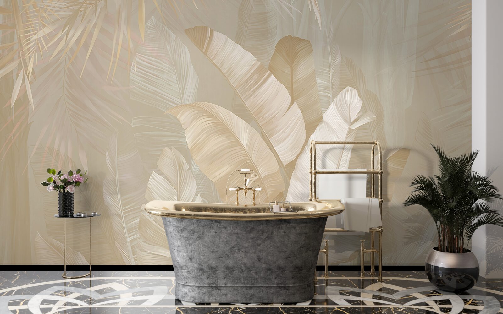 Fototapet diversitatea frunzișului tropical