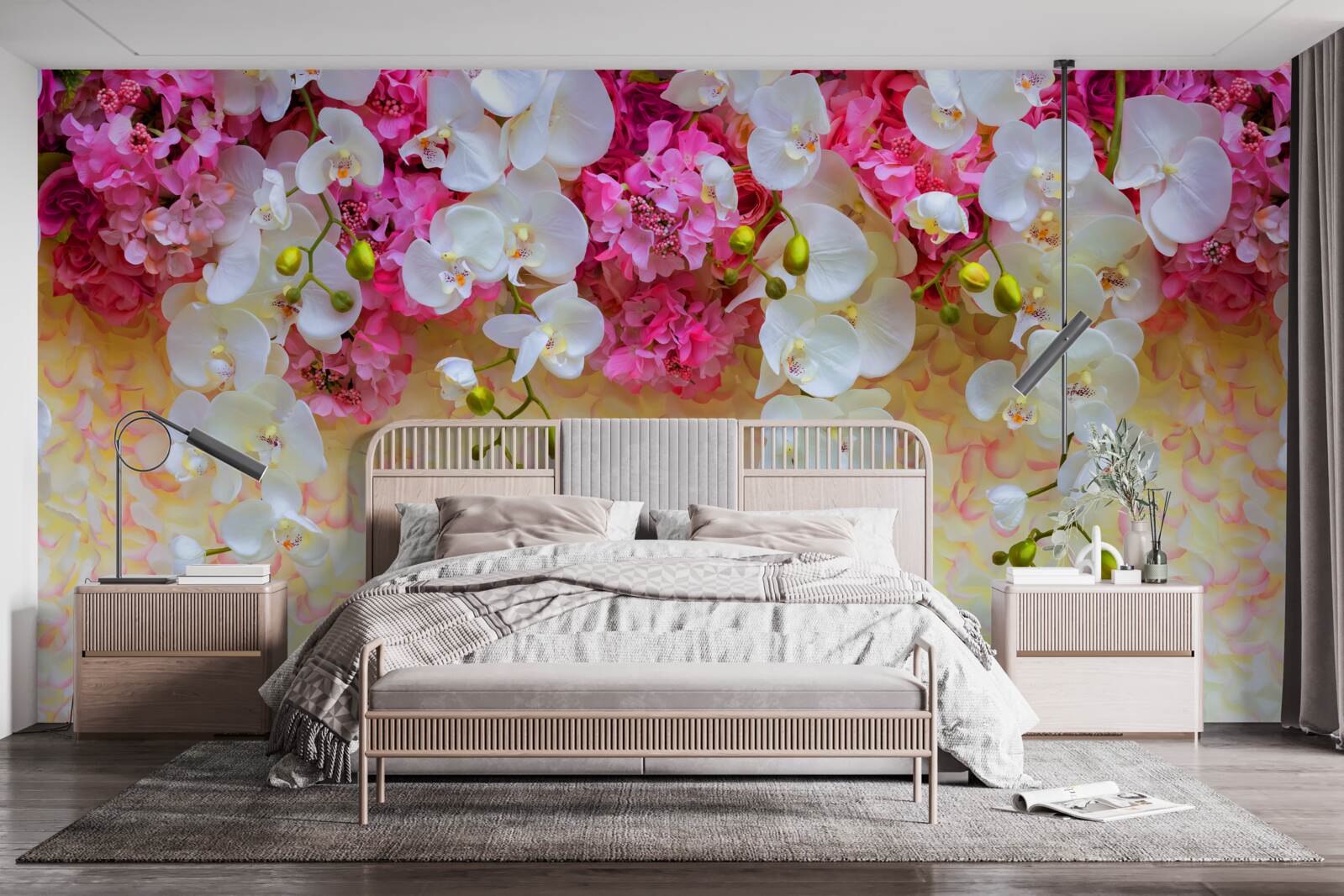 Fototapet orhidee ale căror flori sunt căzute