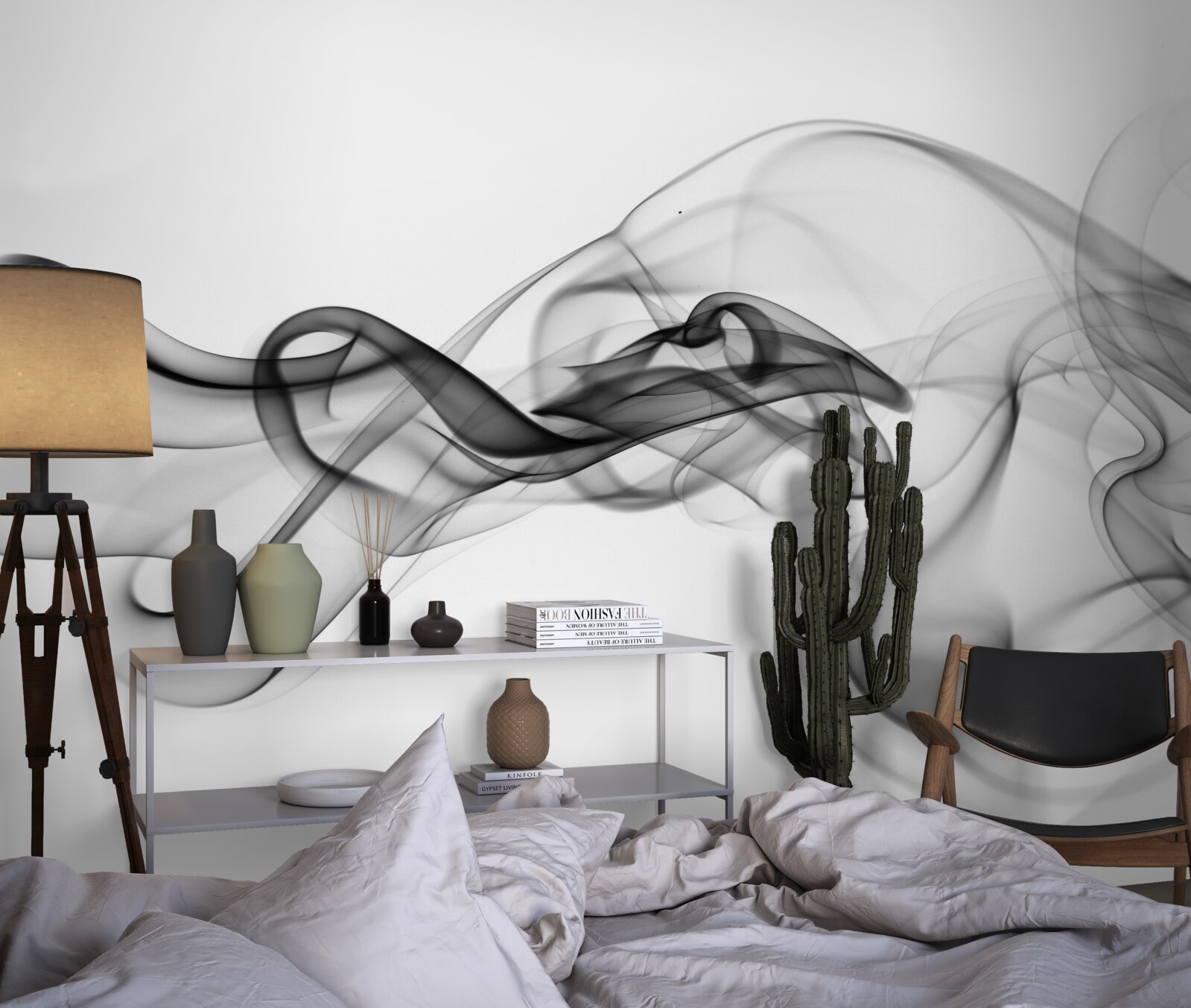 Fototapet nor întunecat pe un fundal deschis