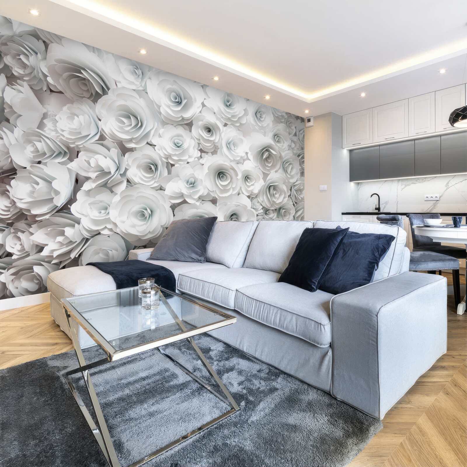 Fototapet compoziție de flori luminoase