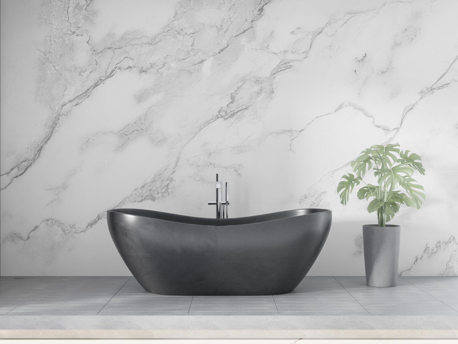 Fototapet marmură albă cu modele