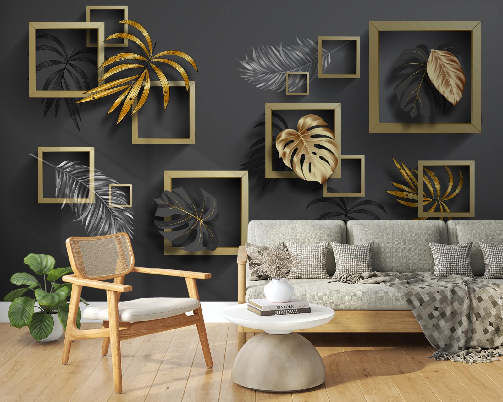 Fototapet plante tropicale în cadrul