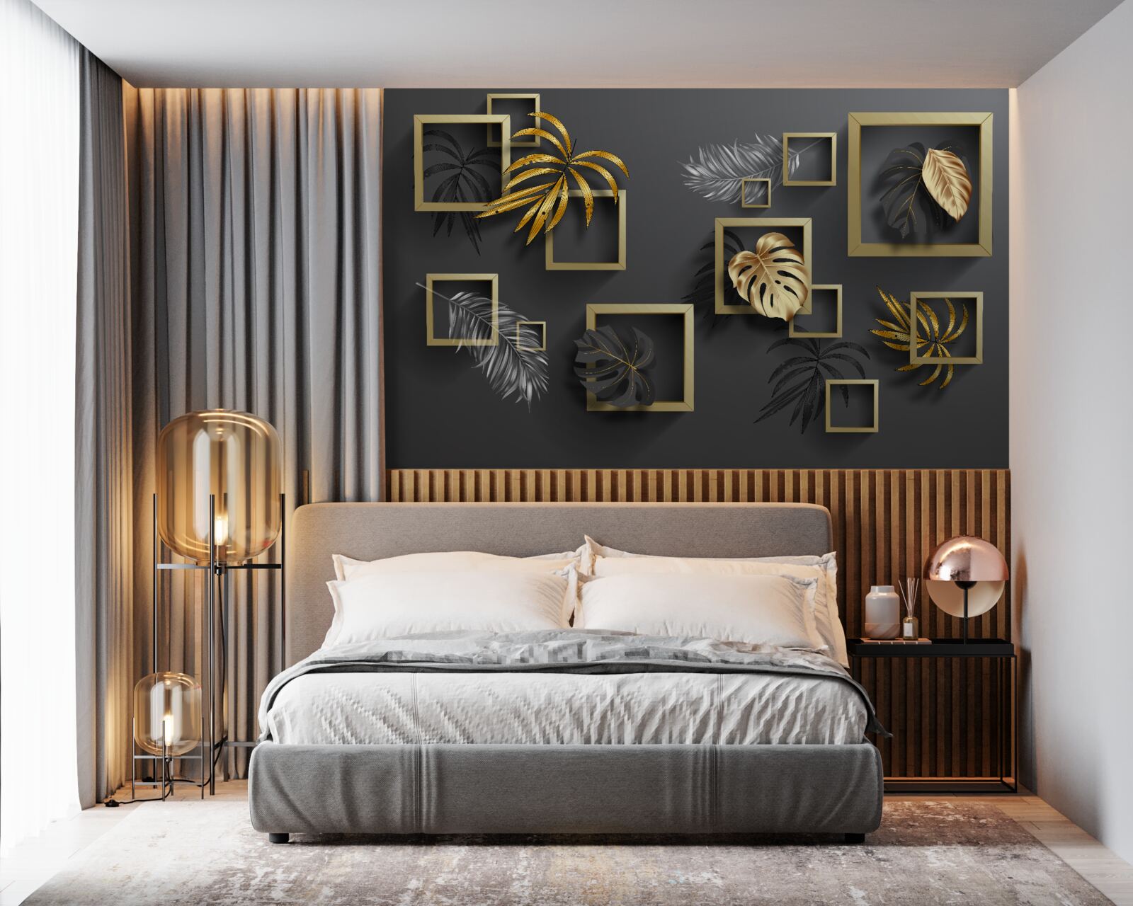 Fototapet plante tropicale în cadrul