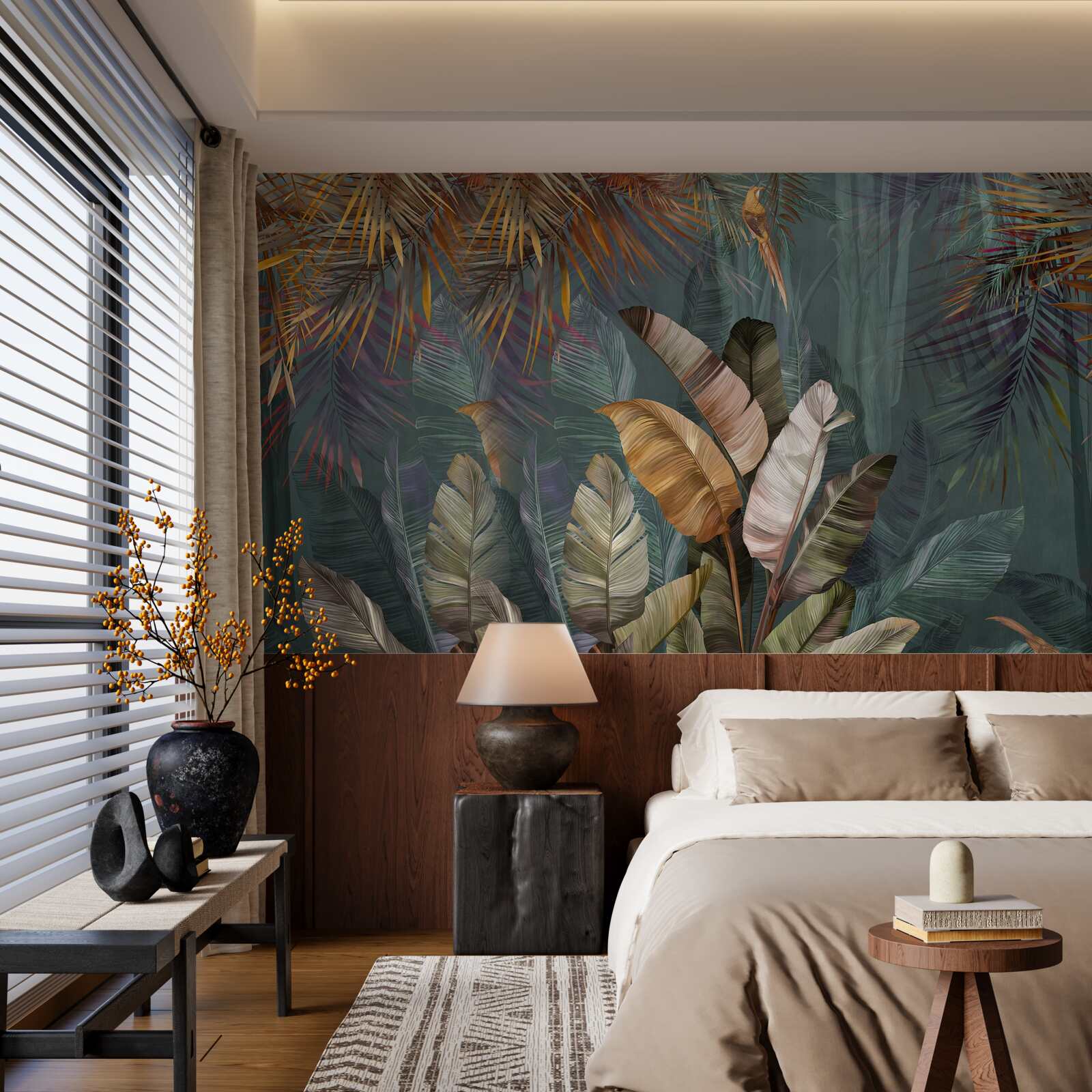 Fototapet frunze tropicale gigantice